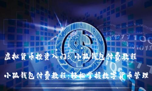 虛擬貨幣投資入門: 小狐錢包付費教程

小狐錢包付費教程：輕松掌握數字貨幣管理