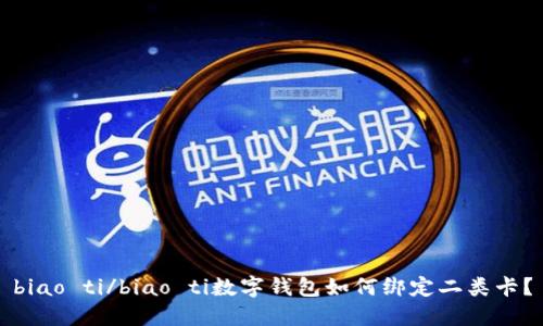biao ti/biao ti數(shù)字錢包如何綁定二類卡？