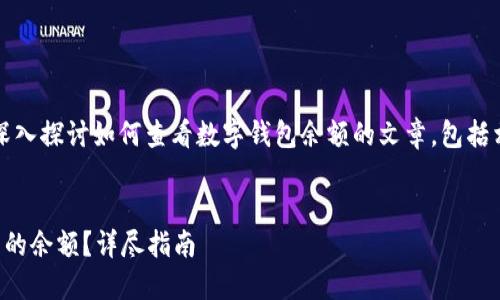 提示：這是一篇旨在深入探討如何查看數(shù)字錢包余額的文章，包括相關(guān)問題和詳細(xì)解答。


如何查看數(shù)字錢包里的余額？詳盡指南