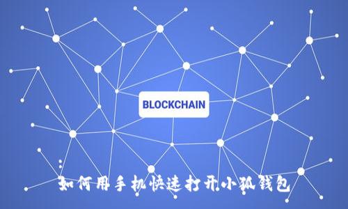 :
如何用手機快速打開小狐錢包